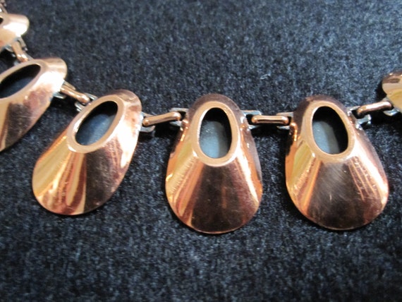 COPPER RENOIR 1940s Necklace Etsy