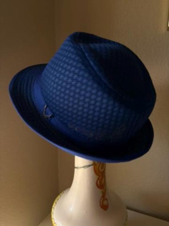 BLUE SPRING FEDORA Hat Size Small - image 5