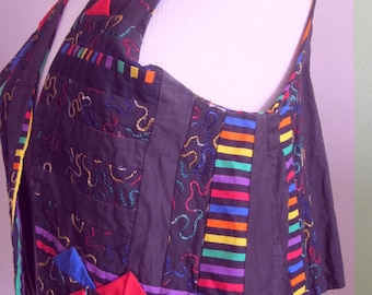 REVERSIBLE  QUILTED COLORFUL Unisex Vest