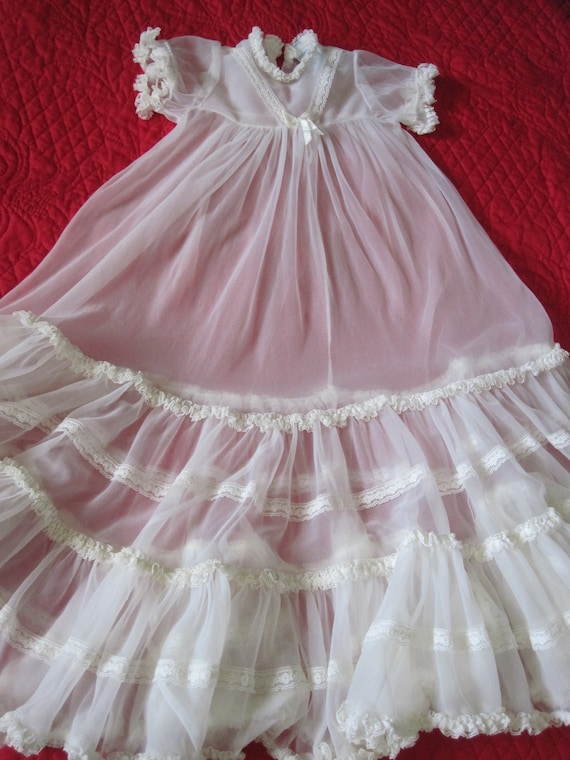 VINTAGE CHRISTENING GOWN - image 1