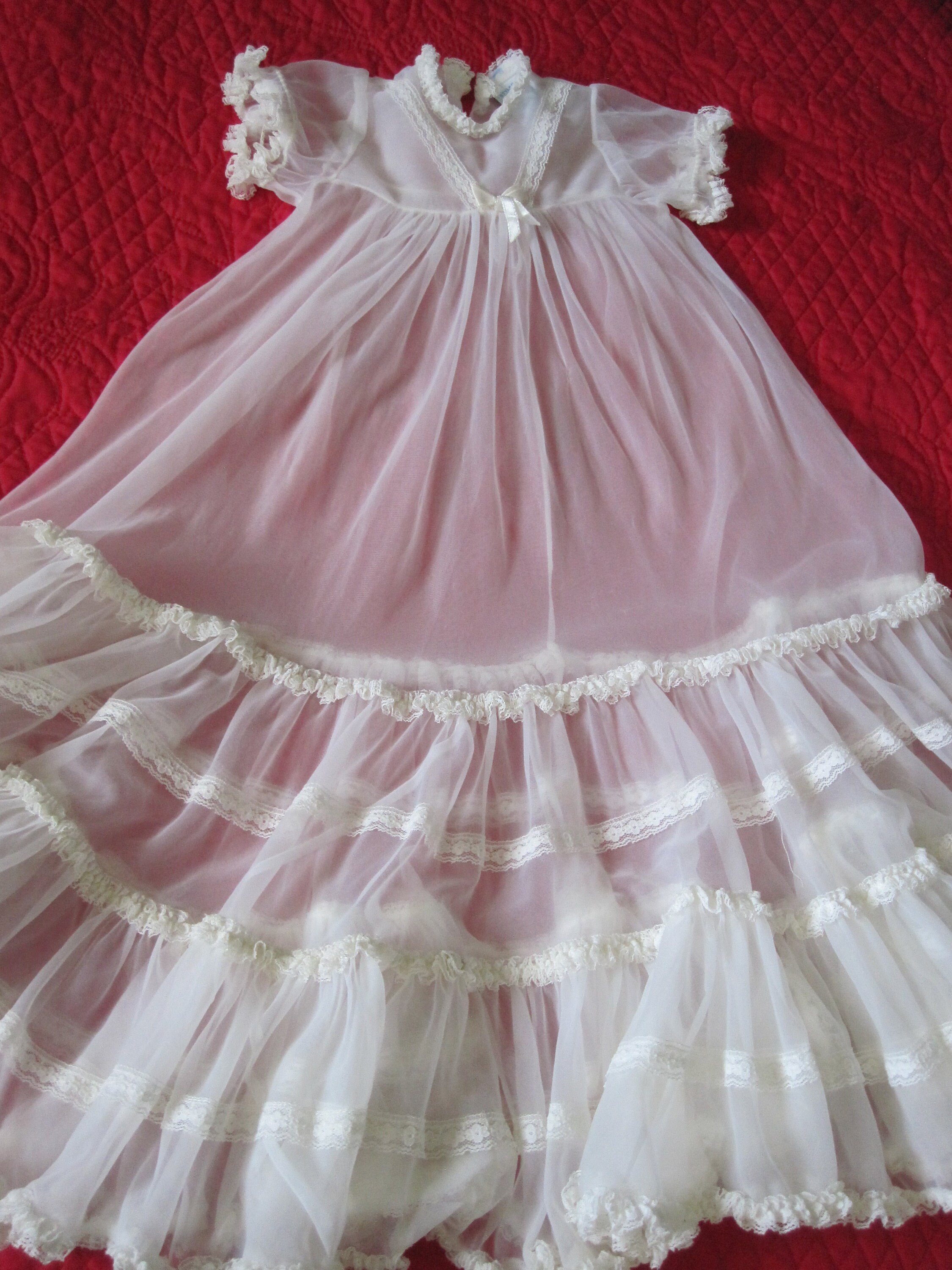 madonna christening gown