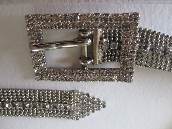 1930s RHINESTONE Belt Size L