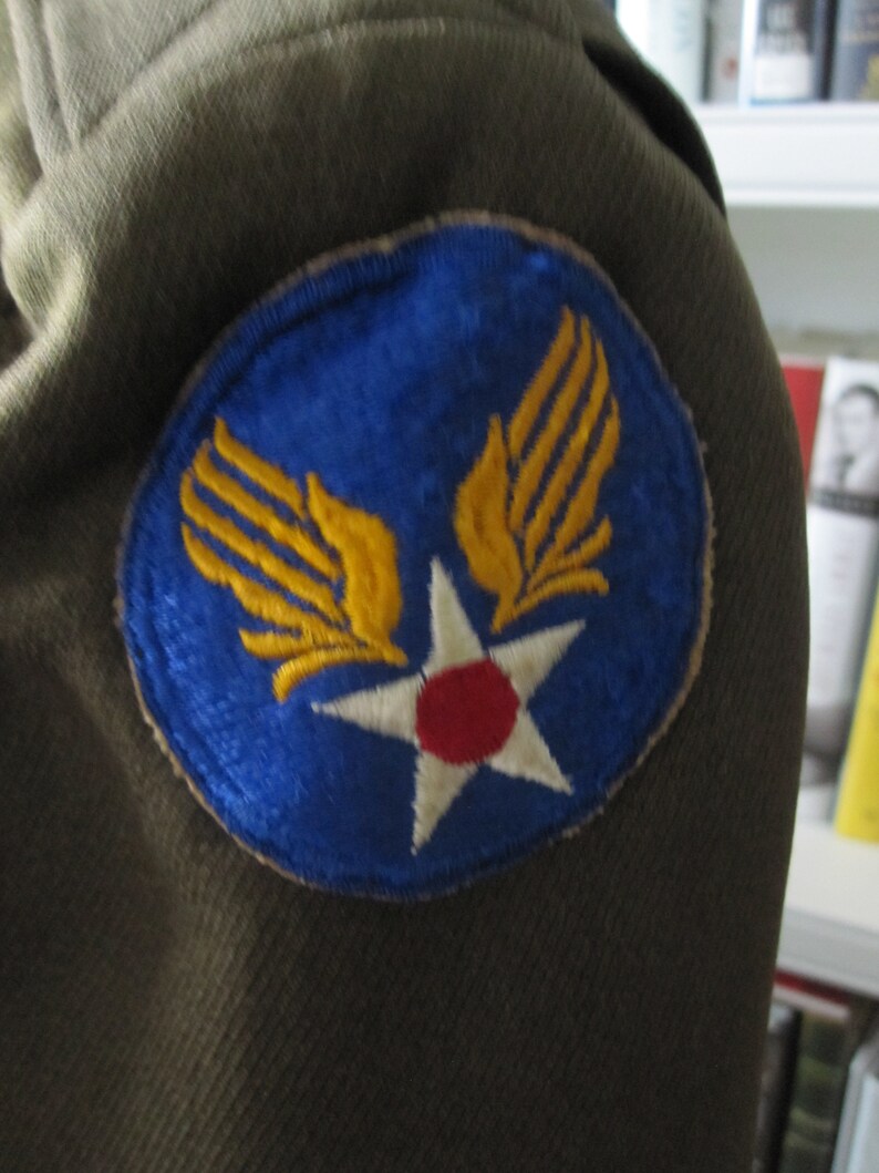 WWII Pilot AIR CORPS Jacket Wool With Emblems