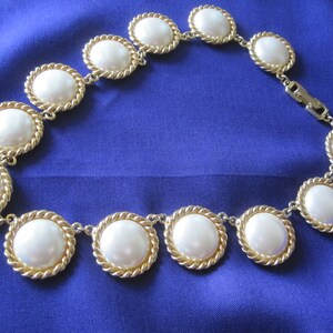 PEARL CABOCHON DISC Choker