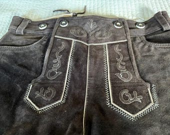 ADULT LEDERHOSEN Authentic COSTUME Circa 1950s