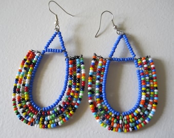 RAINBOW SEED BEAD Earrings