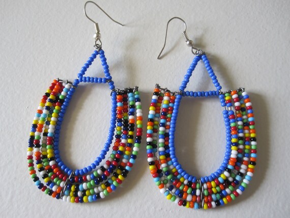 Etsy seed bead sale earrings