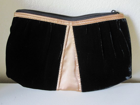 MATCHING BLACK VELVET & Satin Evening Bags - image 10