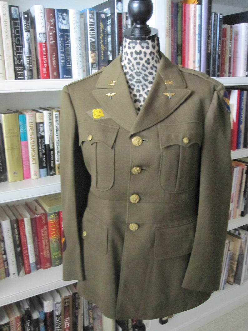 WWII Pilot AIR CORPS Jacket Wool With Emblems