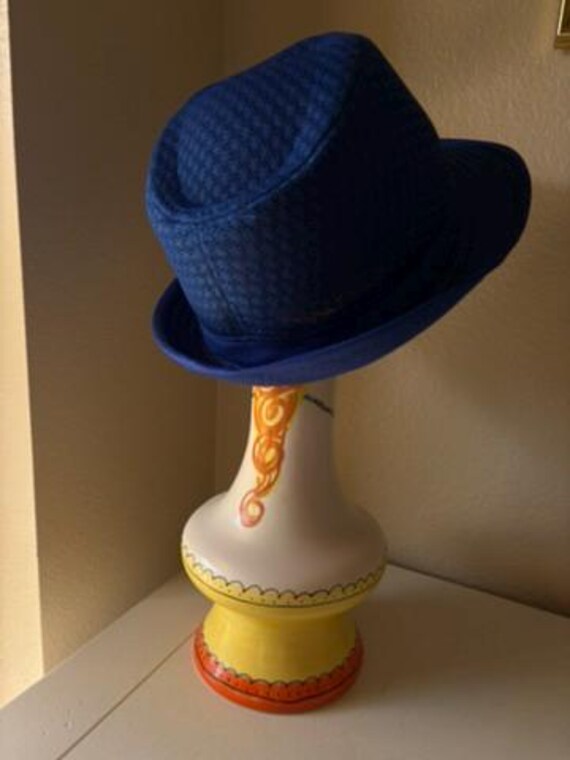 BLUE SPRING FEDORA Hat Size Small - image 2
