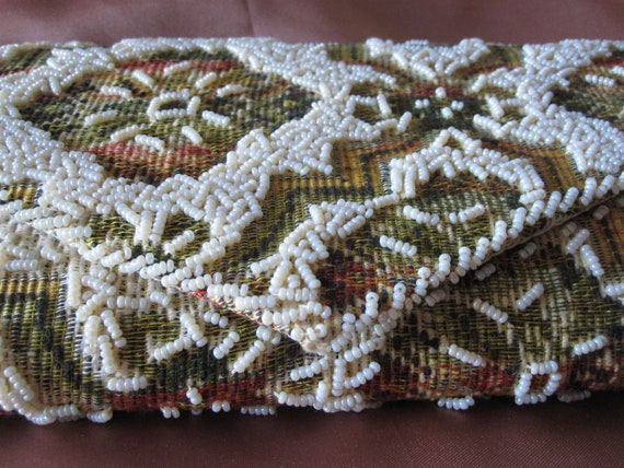 BEADED TAPESTRY ENVELOPE Clutch - image 9