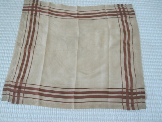 MANS ANTIQUE SILK Handkerchief - image 6