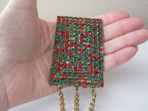AMAZING RHINESTONE Chain BELT 1920s