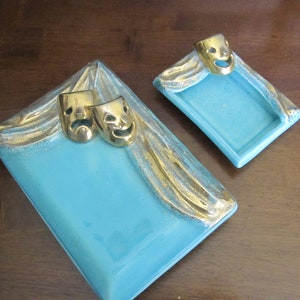 THEATRE MASK TRINKET Boxes Ceramic