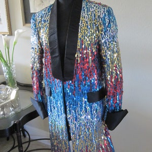 UNISEX Sequined TAIL COAT