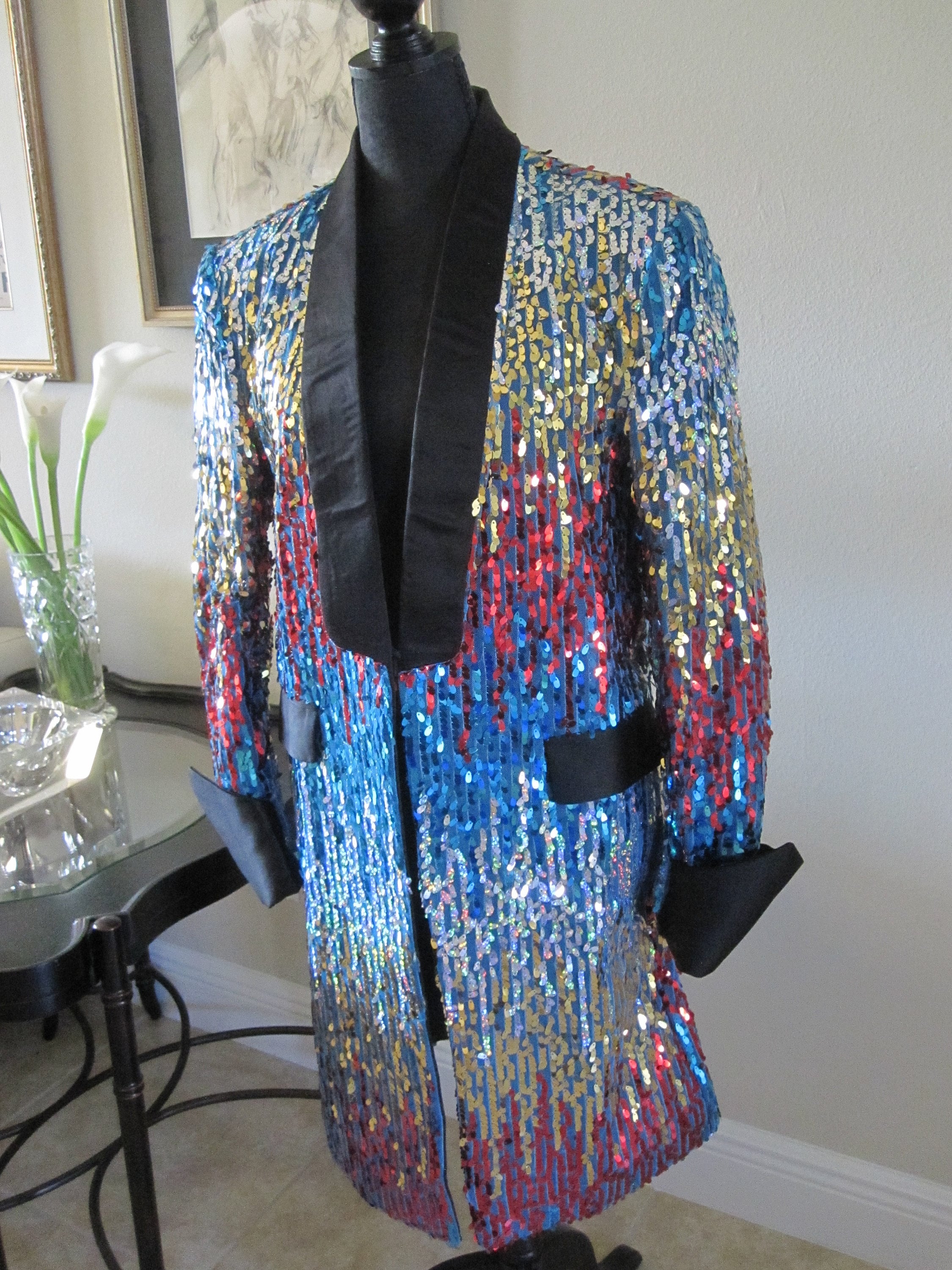 Sequin Tail Coat Etsy