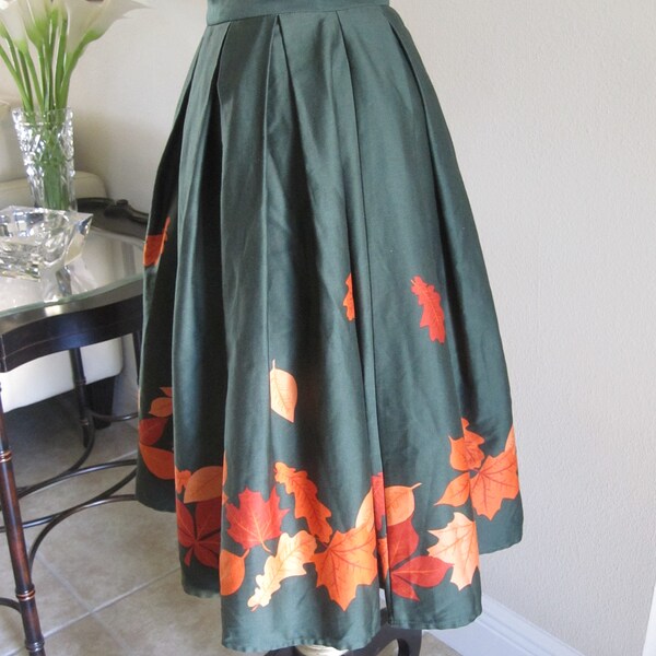 Autumn Leaves Skirt - Etsy