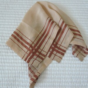 MANS ANTIQUE SILK Handkerchief image 4