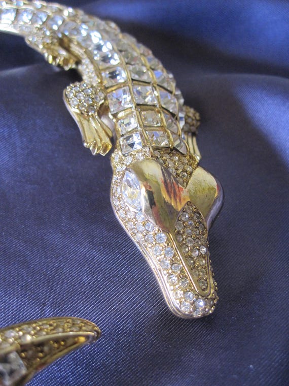 KJL CROCODILE CHOKER Signed - image 3