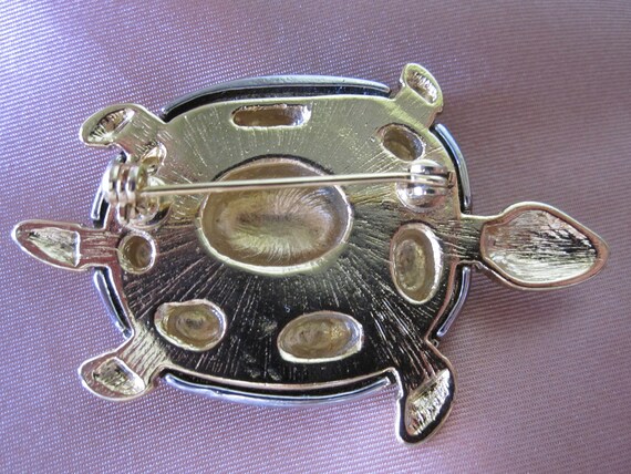 SILVER TURTLE BROOCH - image 4