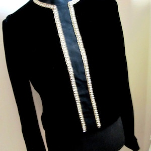 Haut en velours avec strass MALCOLM STARR