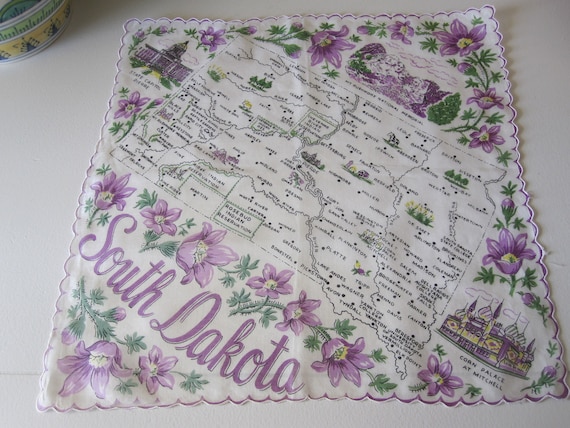 SOUTH DAKOTA State Handkerchief
