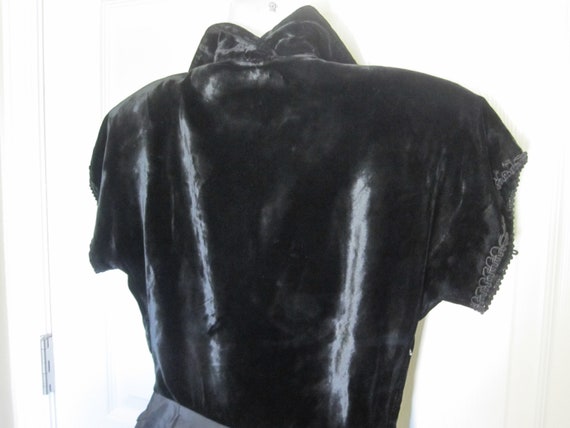 FABULOUS  1950S BLACK Cocktail Dress  XS - image 9