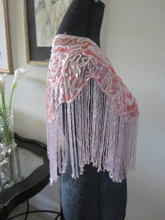 Pink SEQUIN WRAP/COLLAR - image 5