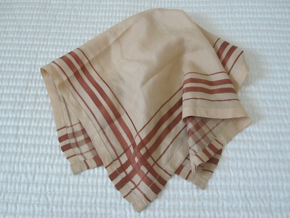 MANS ANTIQUE SILK Handkerchief - image 2