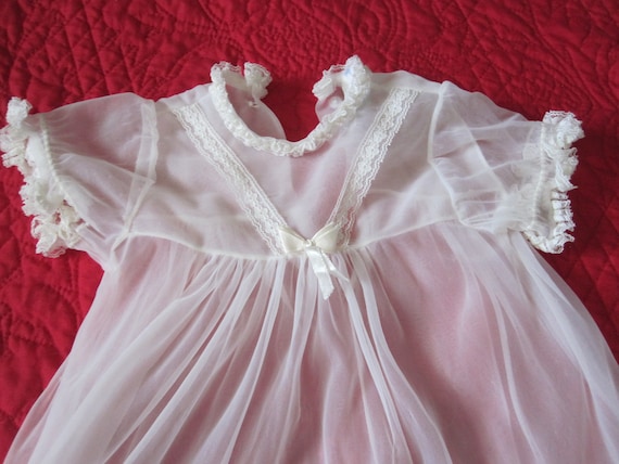 VINTAGE CHRISTENING GOWN - image 5