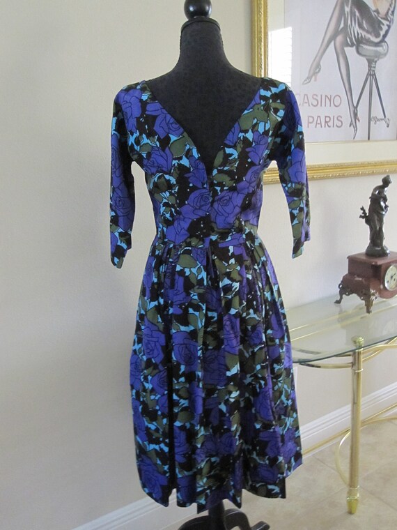 PAT HARTLY ORIGINAL Cocktail Dress Circa 1950s - image 7