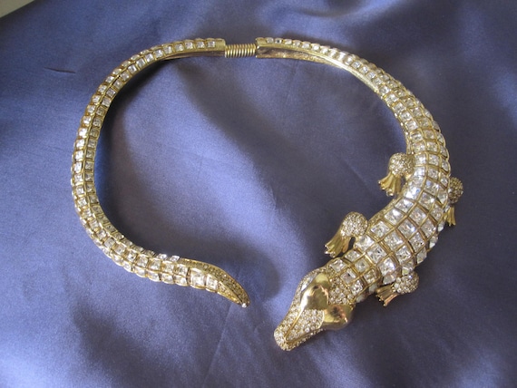 KJL CROCODILE CHOKER Signed - image 8