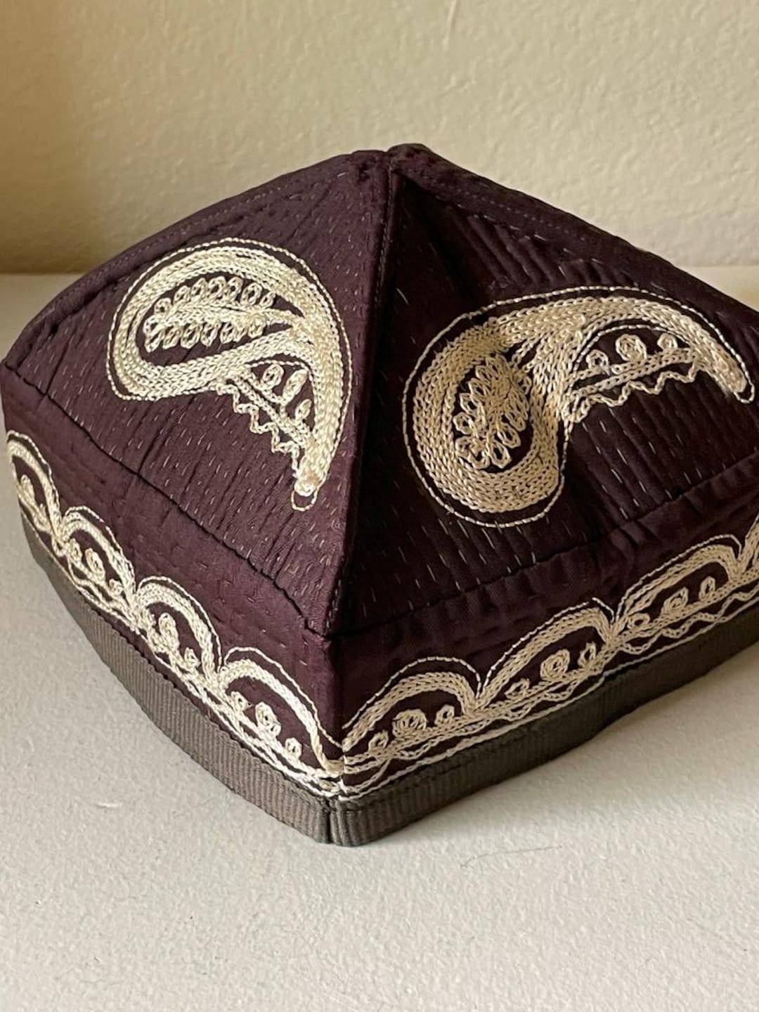 SKULLCAP CENTRAL ASIA Embroidered - Etsy