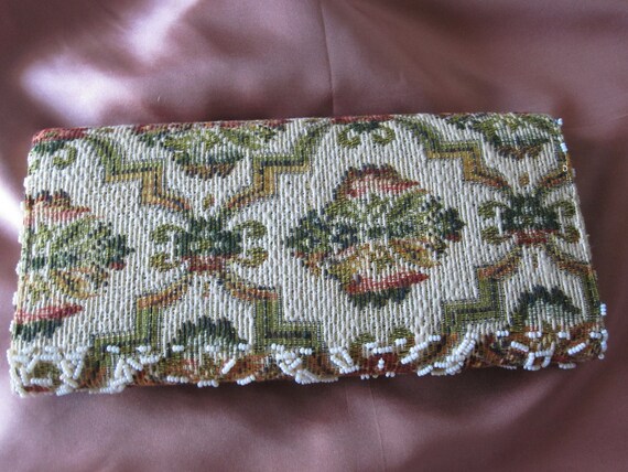 BEADED TAPESTRY ENVELOPE Clutch - image 2