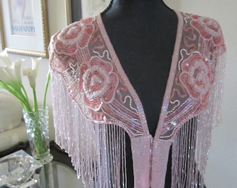 Pink SEQUIN WRAP/COLLAR