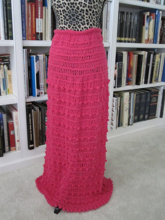 HOT PINK KNITTED Skirt