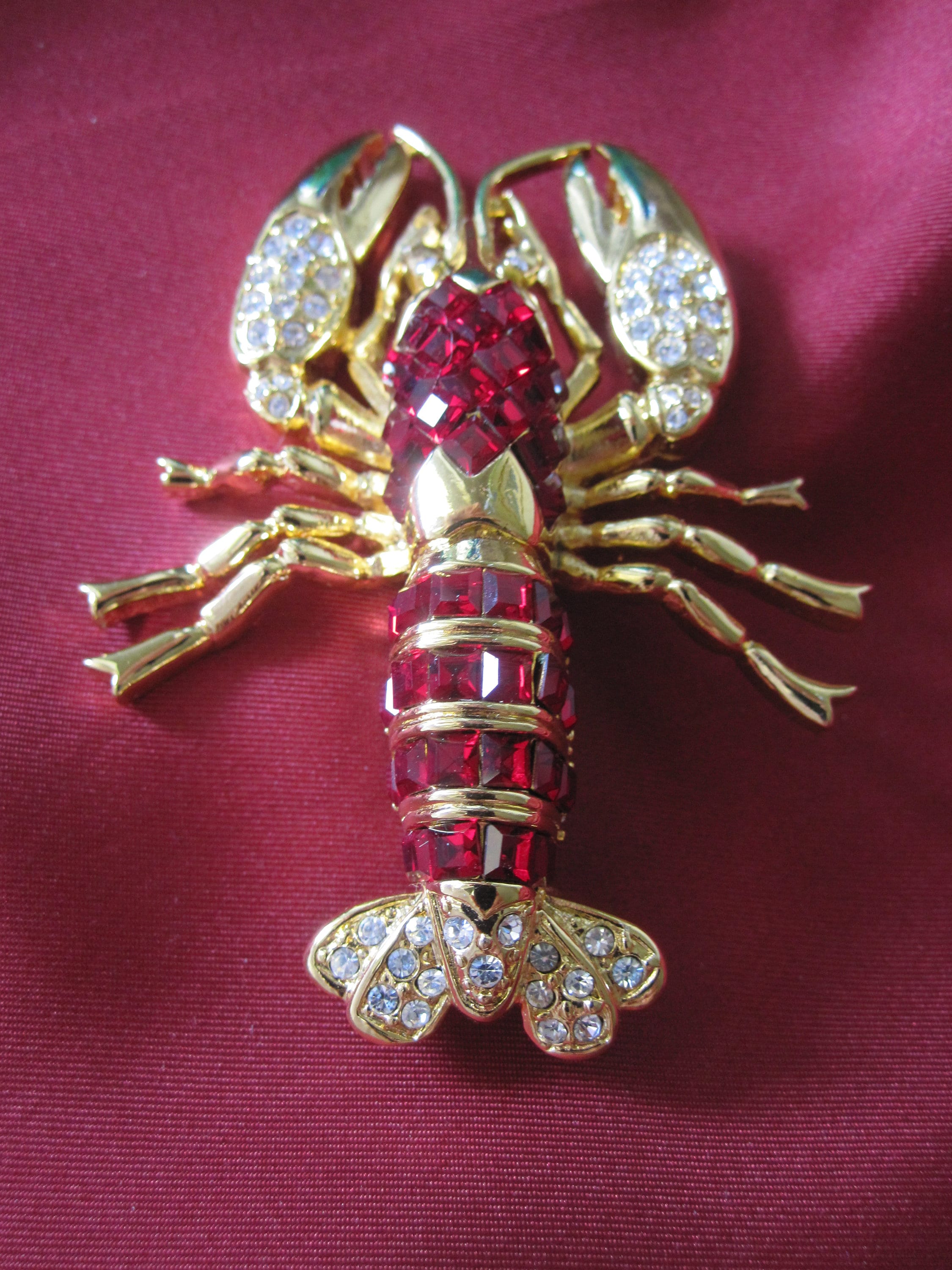 Lobster brooch on sale