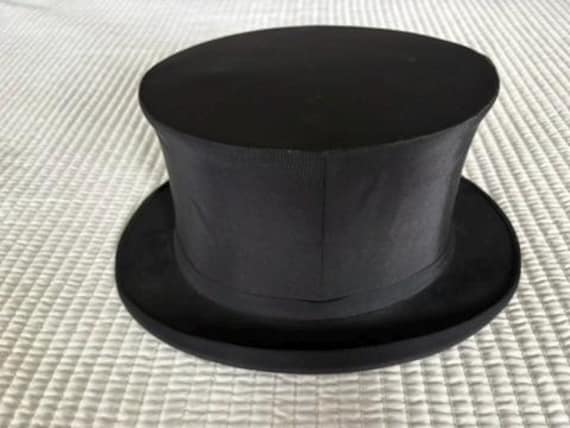 2 SPRINGTOP TOP HATS Circa 1900