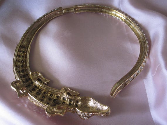 KJL CROCODILE CHOKER Signed - image 5