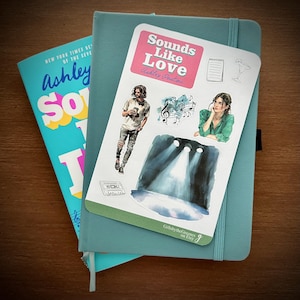 Sounds Like Love by Ashley Poston Sticker Sheet for Reading/Book Journal