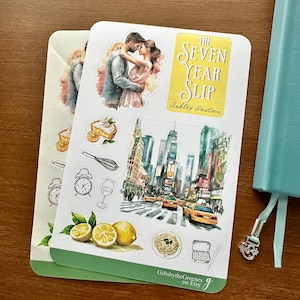 The Seven Year Slip by Ashley Poston Sticker Sheet for Reading/Book Journal