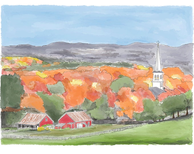 New England Foliage Art Print