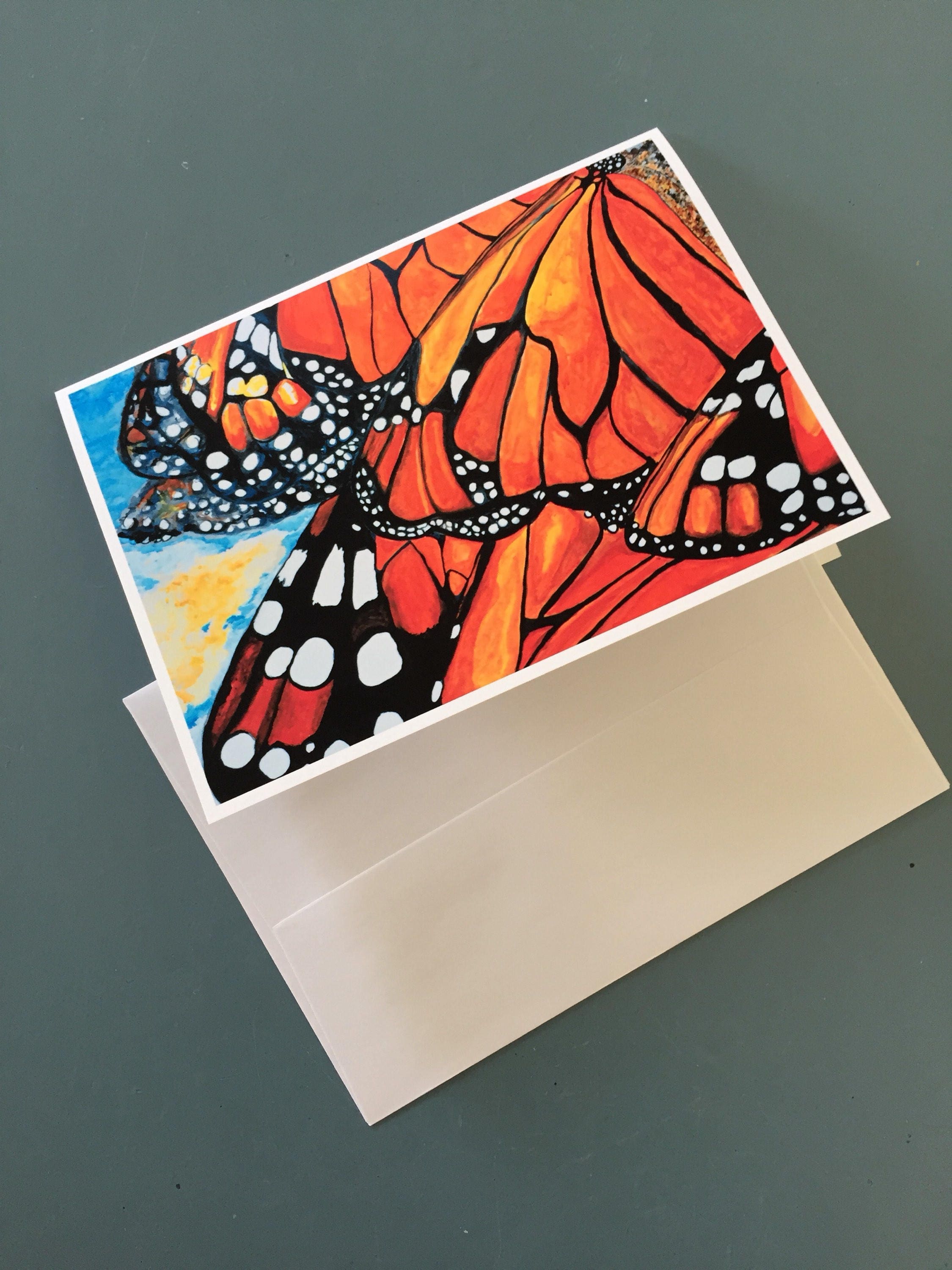 Monarch Butterfly Greeting Cards | Blank Inside | 5x7 | Butterfly ...