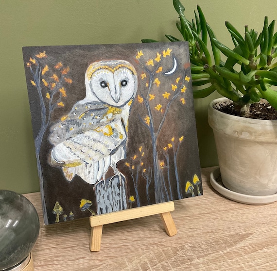 フクロウの絵画 - 6