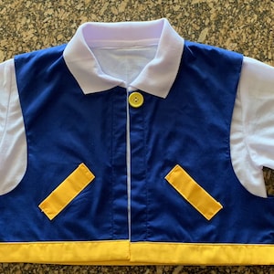 Women&#39;s CROPPED Top  - ASH Ketchum  Sexy Costume jACKET  - Cosplay - Small, Med, Large, XL