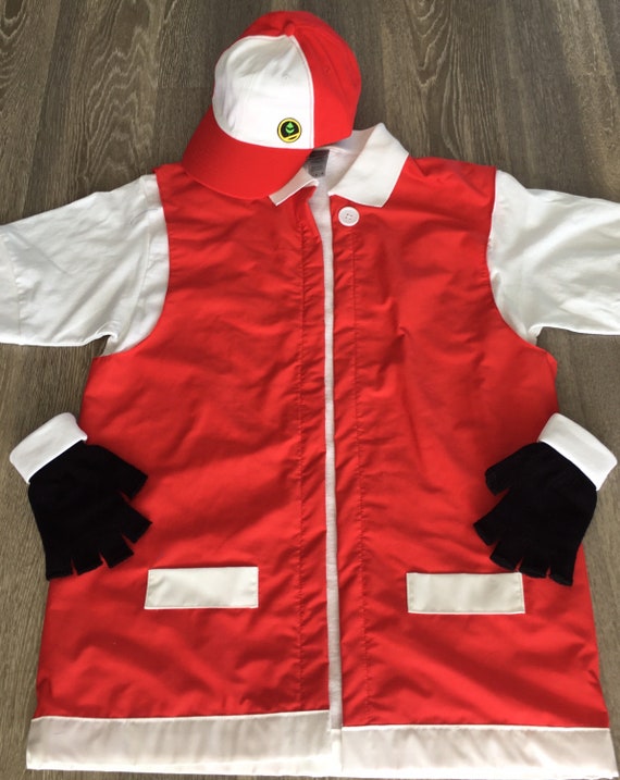 Pokemon Trainer Red Cosplay Costumes