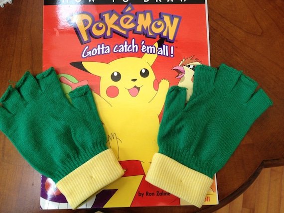 POKEMON GO trainer Gloves ASH Ketchum Costume Teen/ Adult - Etsy