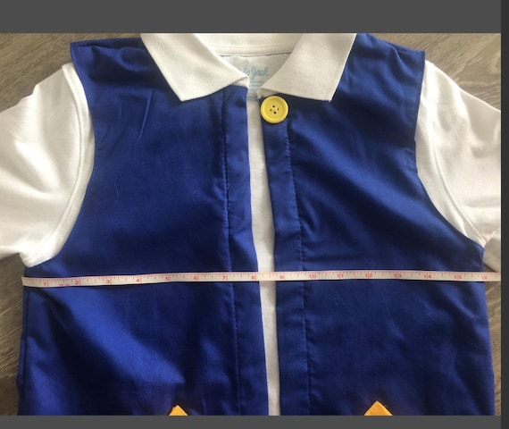 Ash Ketchum Vest – Original Trainer Costume, Adult Youth Sleeveless Jacket, Cosplay