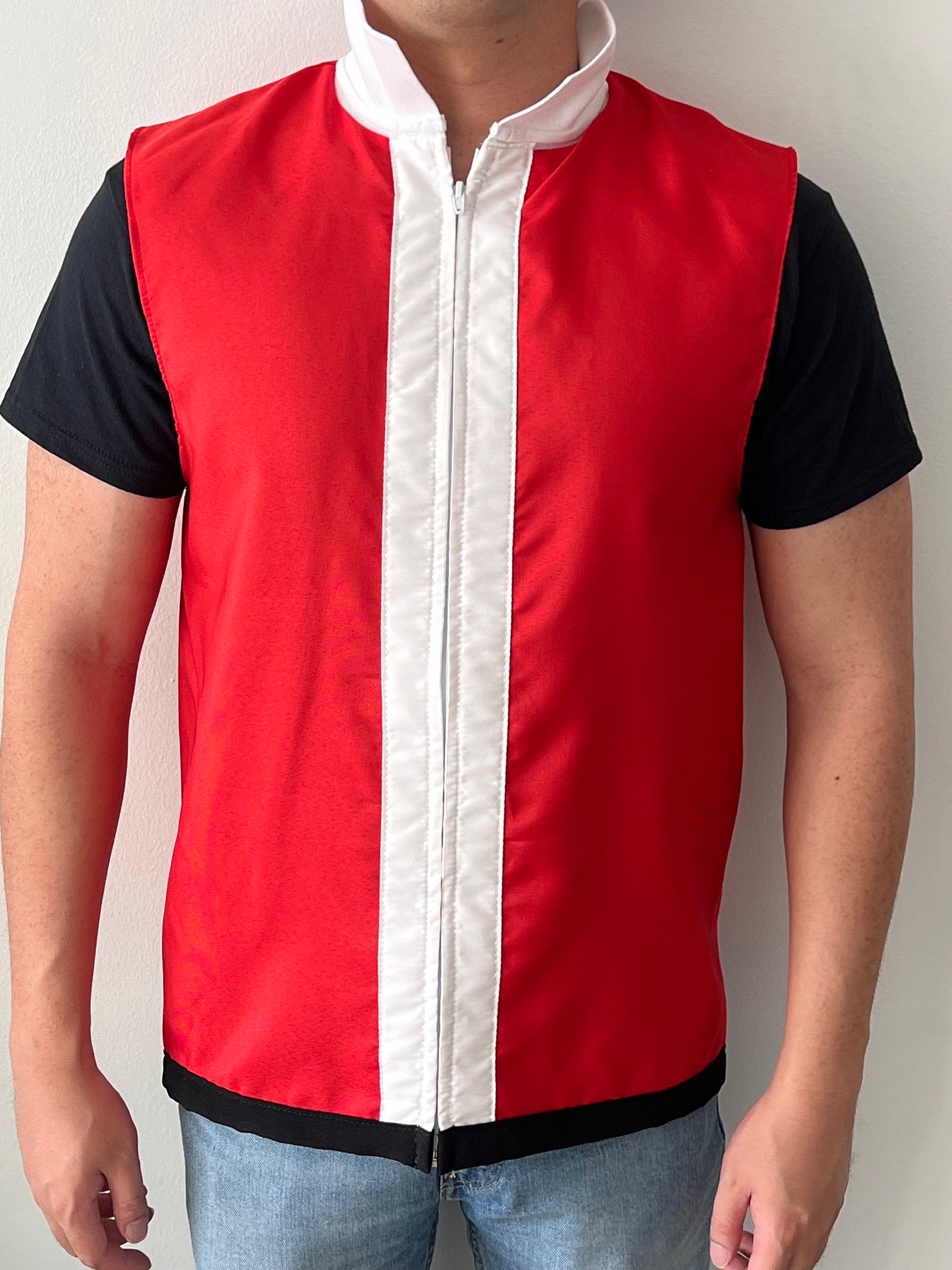 ファイアレッド ポケモントレーナー - コスプレ S、M、L、XL、2X、3X 