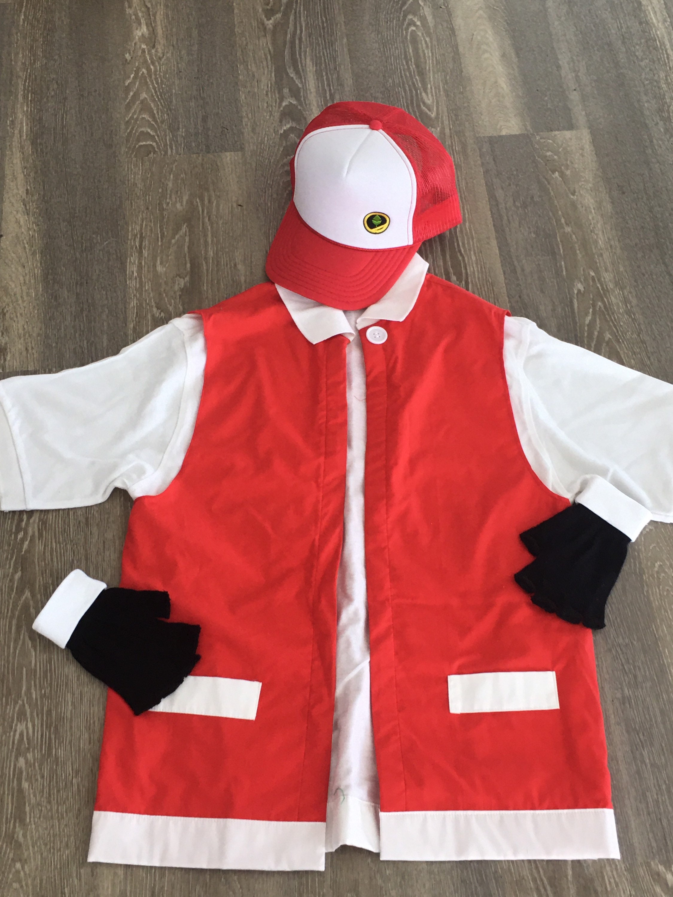 Pokemon Trainer Red Cosplay Costumes